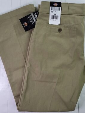 Dickies Women’s 8R Classic Fit Straight Leg Pants - Khaki